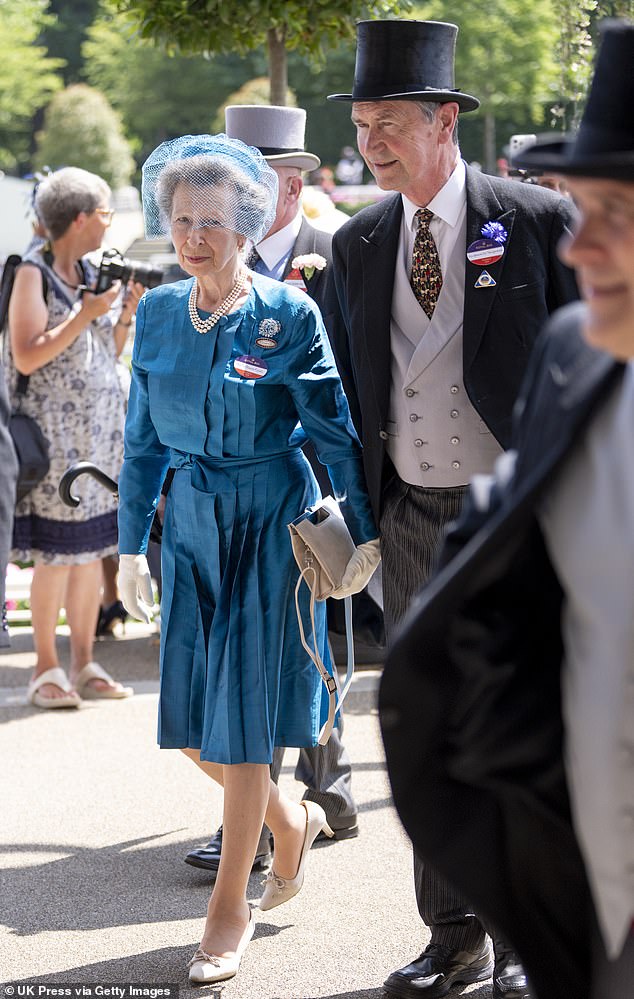 Princess Anne, Princess Royal, and her husband Sir Timothy Laurence