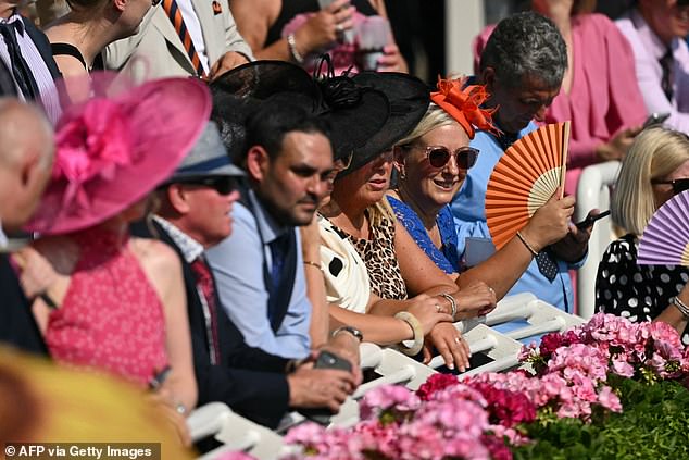 Racegoers were in for more than they bargained for as the mercury soared beyond 30C