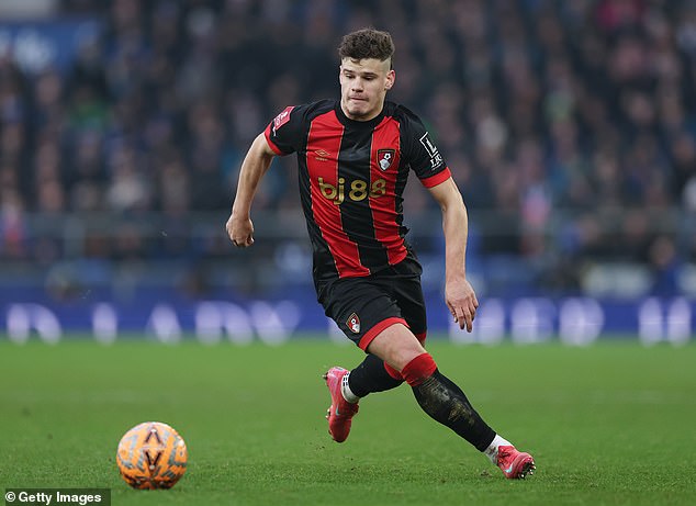 Bournemouth's Milos Kerkez has emerged as the likely successor to Robertson at Anfield