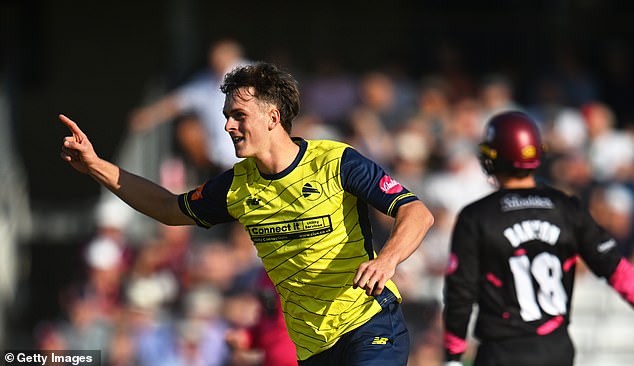 Eddie Jack, 19, joined up with the Test party before even playing a County Championship game