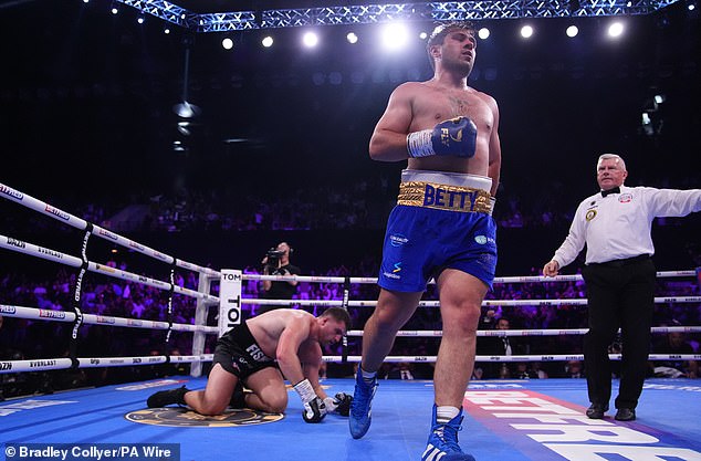 Barry then made a remarkable recovery to attend Johnny Fisher's fight with Dave Allen