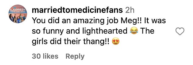 Several fans shared sincere praise, some of which was addressed directly to the performer