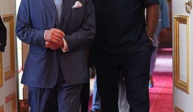 A 'major new documentary partnership' between King Charles and Hollywood star Idris Elba has been announced. Pictured together at a King's Trust event in July last year