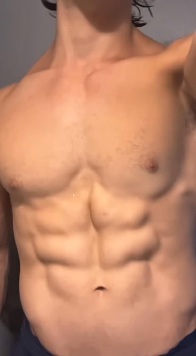 The content creator shared the results on his body after the challenge which left viewers amazed