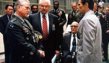 Jack Betts (centre) has died at the age of 96 (Pictured in the 2002 release of Spider-Man with Willem Dafoe, right)