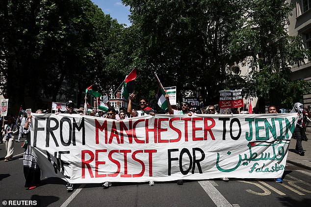 Police say additional conditions may be imposed on other demonstrations over the weekend if needed