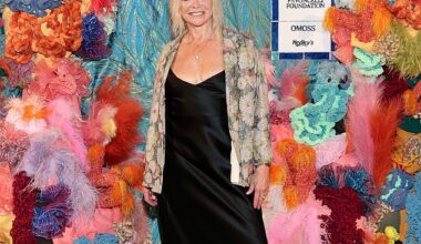 Jo Wood, 70, looked typically glamorous as she stepped out for an event in Nice, France, on Friday