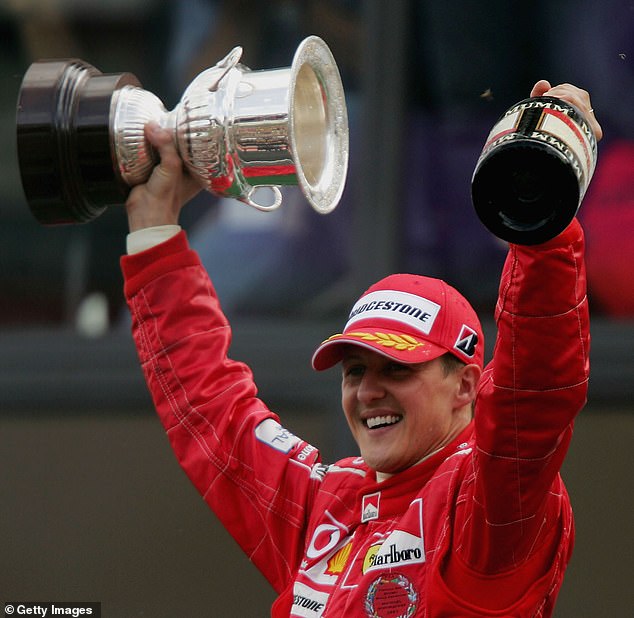 Briatore said of the seven-time world champ: 'If I close my eyes, I see him smiling after a win'
