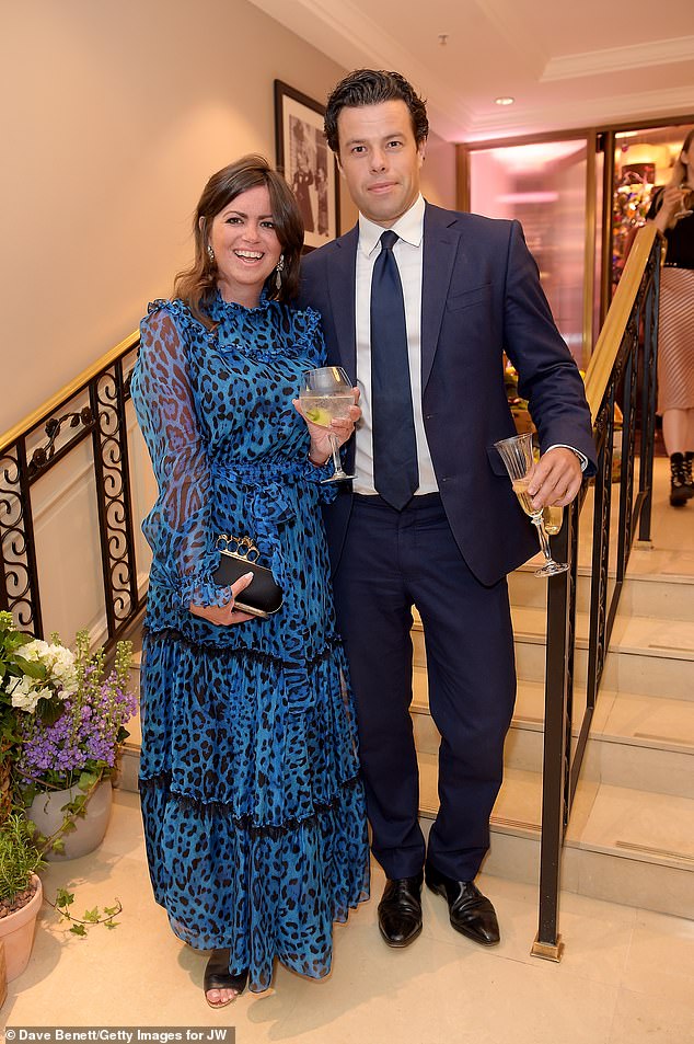 Dame Deborah James and Sebastien Bowen (pictured together) were married for around 14 years before Deborah passed away in June 2022