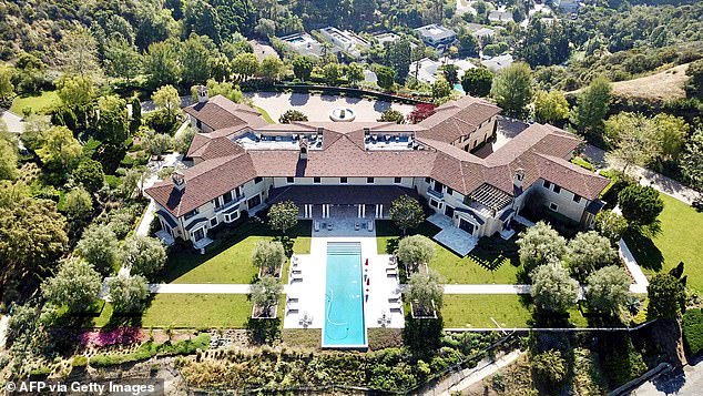 Perry offered his $18million Beverly Hills mansion to Prince Harry and Meghan after they stepped back from royal duties in 2020