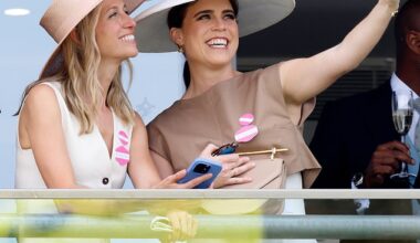 Princess Eugenie beamed as she took a selfie with Meghan Markle's close friend Misha Nonoo while attending Royal Ascot last week