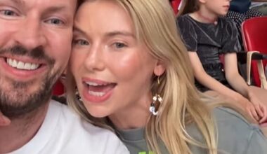 James Watt has shared an emotional dedication to his wife Georgia Toffolo following a family night out with his two daughters at a Dua Lipa concert