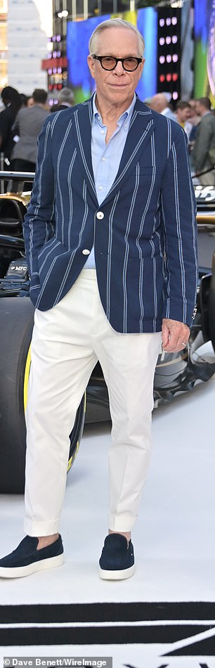 Iconic fashion designer Tommy Hilfiger also walked the carpet