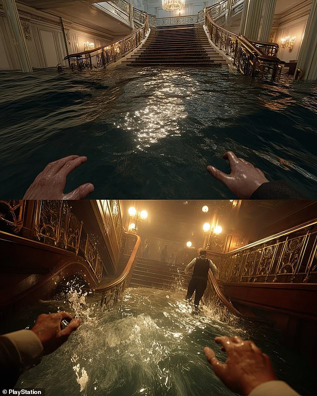 The Titanic Escape Simulator puts players in the role of a passenger on the British ocean liner in 1912 as it slowly sinks after hitting an iceberg