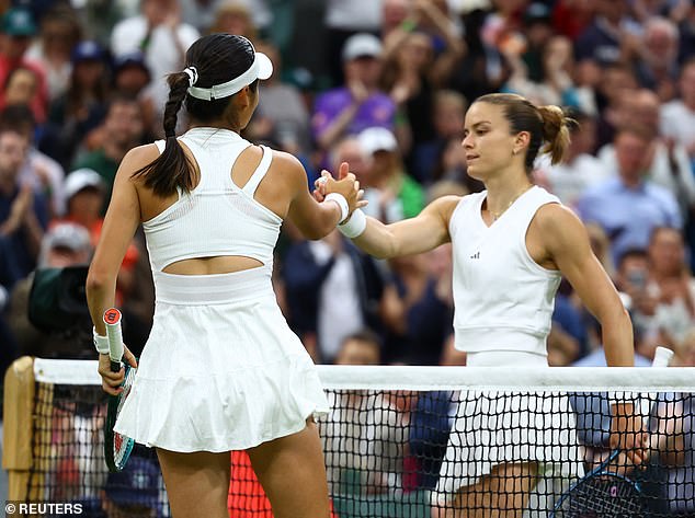 Sakkari was left with egg on her face after a warning to Emma Raducanu backfired at Wimbledon last year