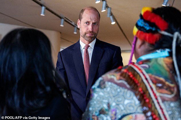 He appeared focused as he listened to 2024 Earthshot Prize finalists at the London event