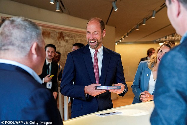 The prince burst into laughter while meeting with some of the finalists of the 2024 competition