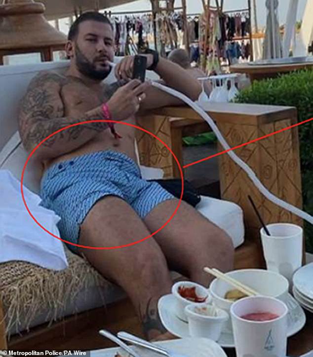 Harding flaunted his luxury lifestyle in images he sent to criminal contacts on EncroChat