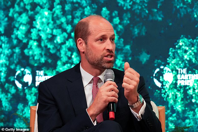 He told the audience that the Earthshot Prize, which he founded, is not just about climate change but also about waste, plastic pollution and the air we breathe