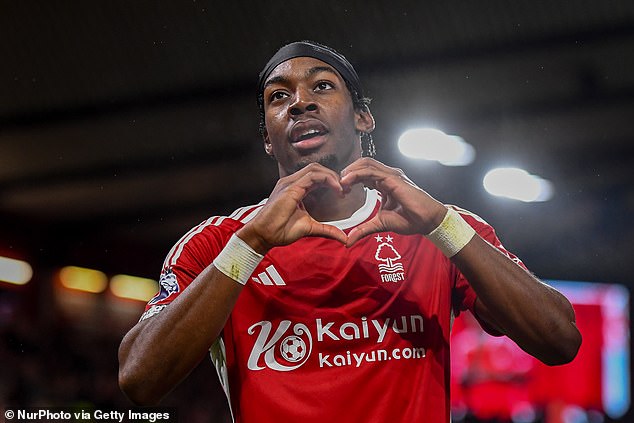 The Magpies want a right-winger but Forest are eager to recoup more than £50m for him
