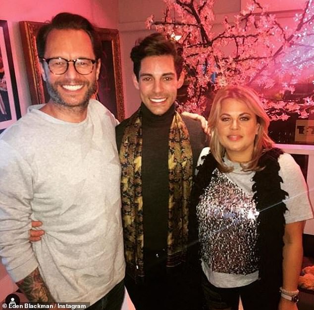 Eden first came to fame as an expert on the E4 dating show in 2016, alongside Tom and Nadia Essex (pictured together)