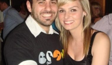Dean is pictured with wife Anda before his diagnosis