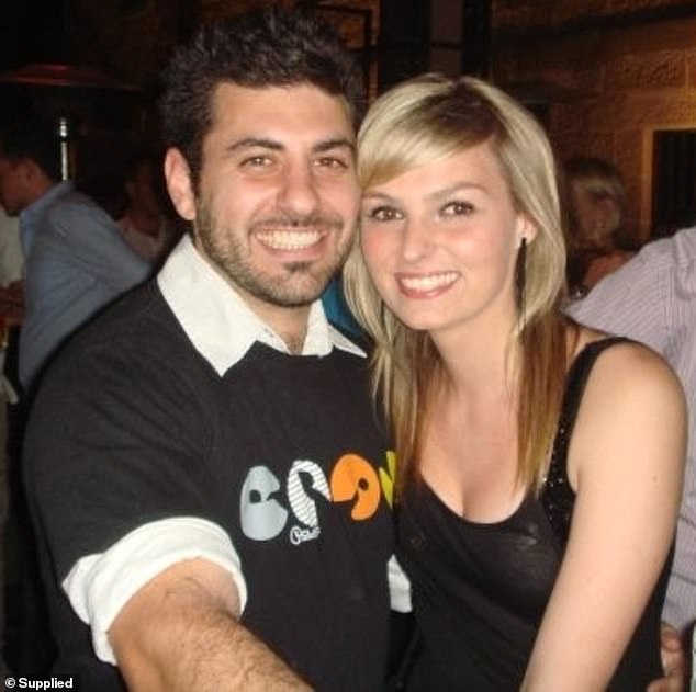 Dean is pictured with wife Anda before his diagnosis