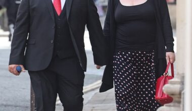 Jamie Brown, pictured with his wife Nina Brown, has been jailed after he took around £100,000 from families, ripped out their kitchens and fled with their money