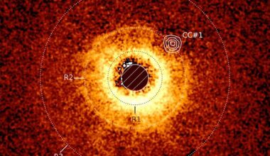 James Webb telescope captures its first direct image of a glowing exoplanet the size of Saturn