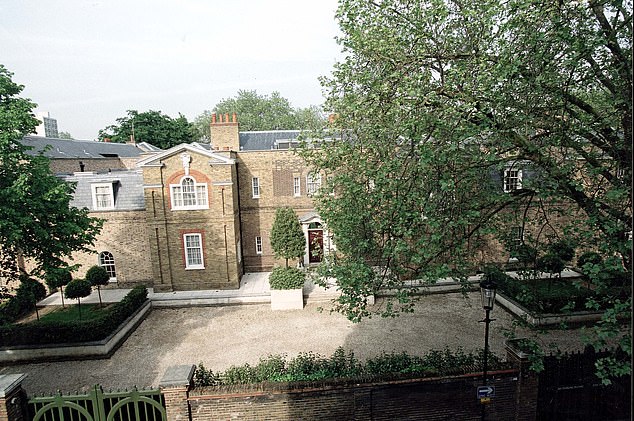 Pictured: The multi-million pound home of Mr Fredriksen in Chelsea, London