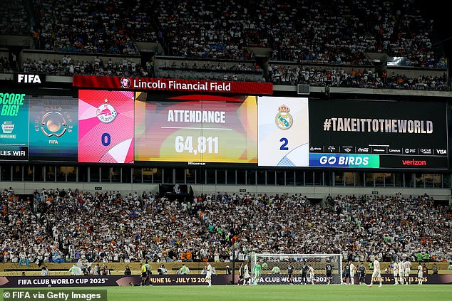 Thursday's game saw one of the biggest attendances of the entire Club World Cup