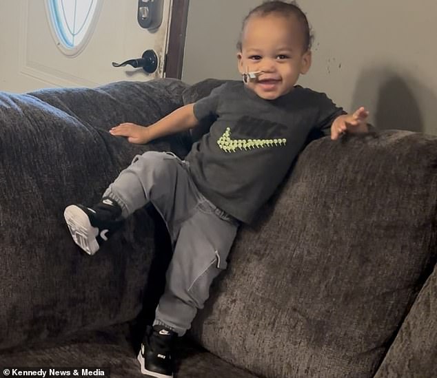 Since the incident, Kai has been undergoing weekly treatments to stretch out his esophagus after it tightened due to the build up of scar tissue
