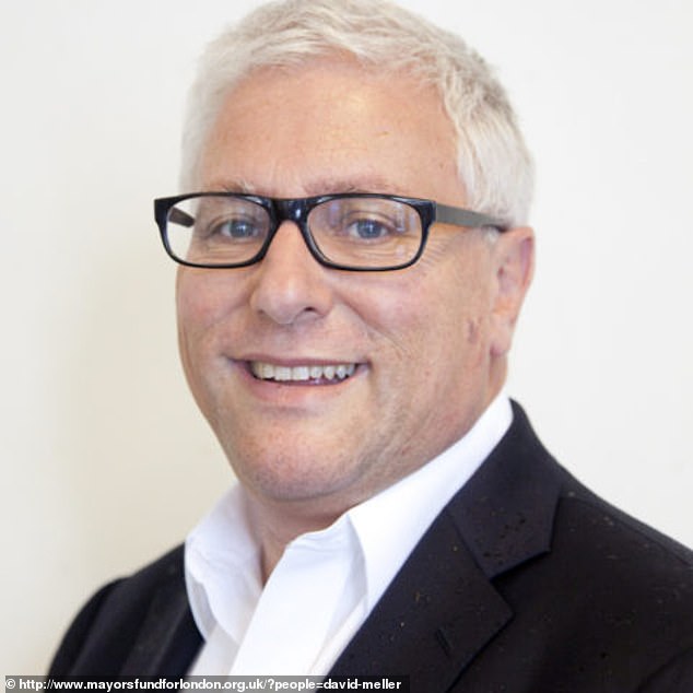 Number 79 is a six-storey Victorian townhouse that was once the London residence of homeware tycoon David Meller, pictured, a former vice chairman of Watford Football Club