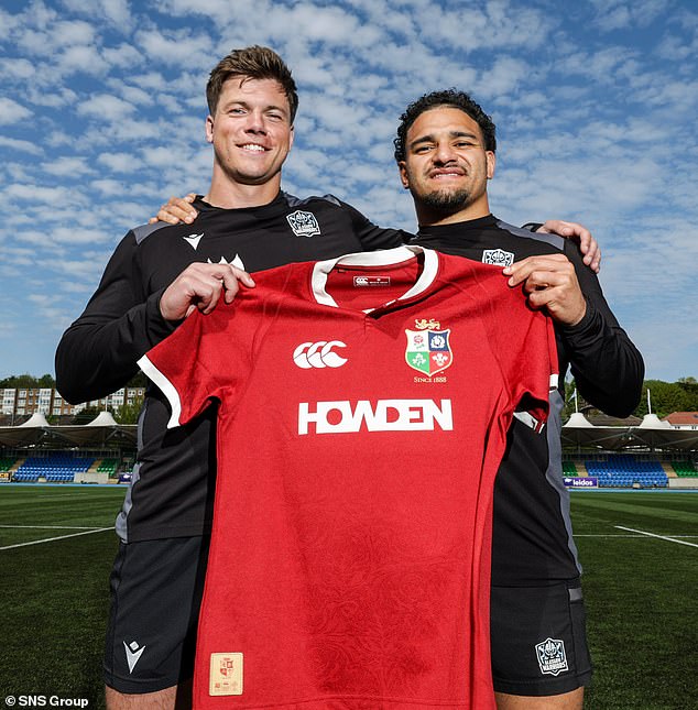Glasgow Warriors team-mates Huw Jones and Sione Tuipulotu were among eight Scots picked