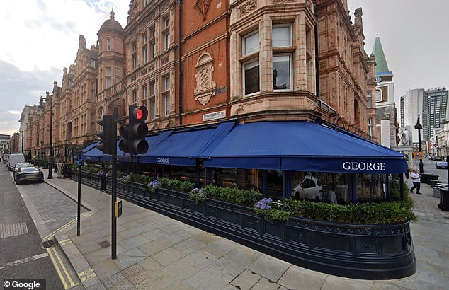 Mount Street is also home to George, an ultra-exclusive private members' club, pictured