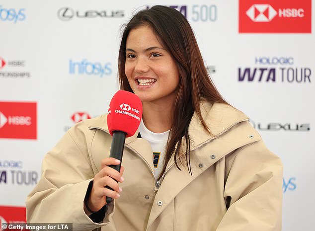 Emma Raducanu insisted she is 'just good friends' with Carlos Alcaraz amid romance rumours