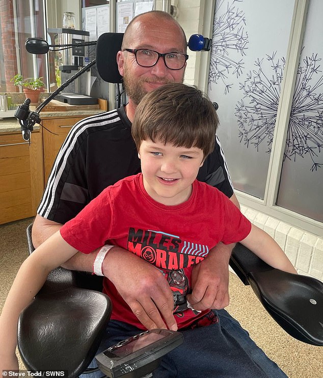 His wife works full time and they have a five-year-old son, which he says means she doesn't have the time and energy to look after him as well