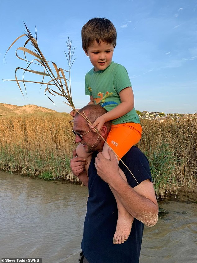 His son Bobby is going to be six at the end of this month and he has missed a quarter of his life and big events, including two birthdays, two of his wife's birthdays and two Christmases