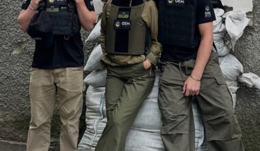 India Hicks travelled to Ukraine with her sons, Amory (pictured left) and Conrad (pictured right), to help contribute to Global Empowerment Mission's humanitarian efforts