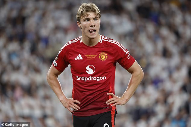 Hojlund badly struggled in 2024-25 and he has been linked with a move away from United