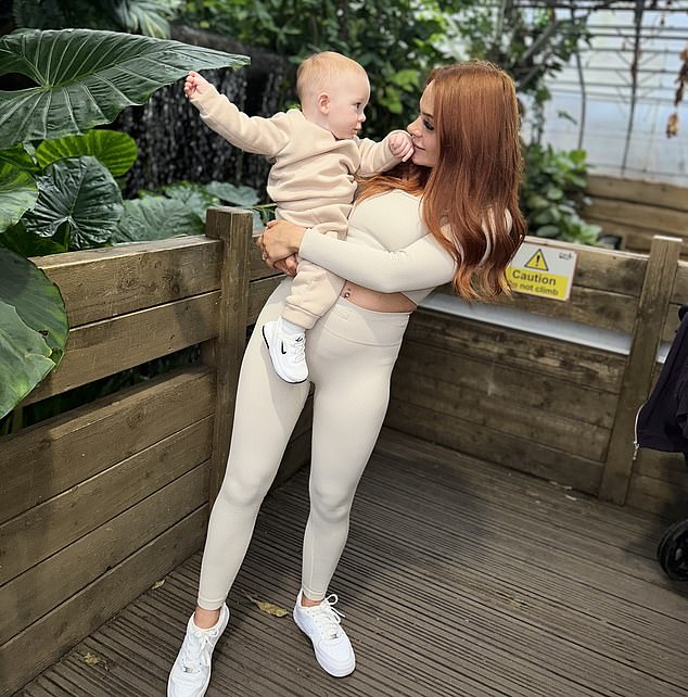 Before the devastating news, she had lots to look forward to including spending quality time with her two-year-old son Arlo, pictured, before he headed off to nursery