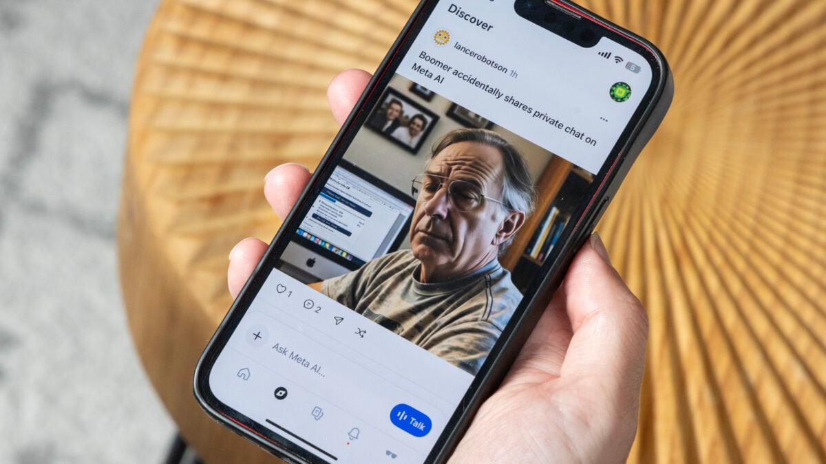 Get Your Parents Off the Meta AI App Right Now