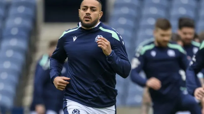 Alex Masibaka is one of three uncapped players in Scotland's summer tour squad. Image: © Craig Watson - www.craigwatson.co.uk
