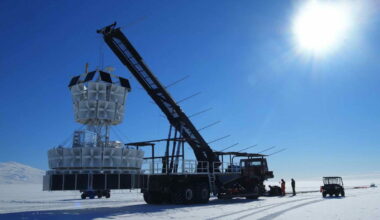 strange radio pulses Antarctica