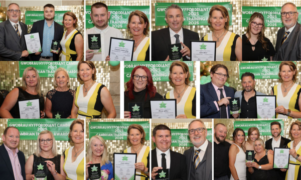 Awards recognise leading Welsh training company’s apprenticeship stars