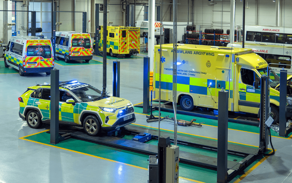 New electric and hybrid ambulances in Wales