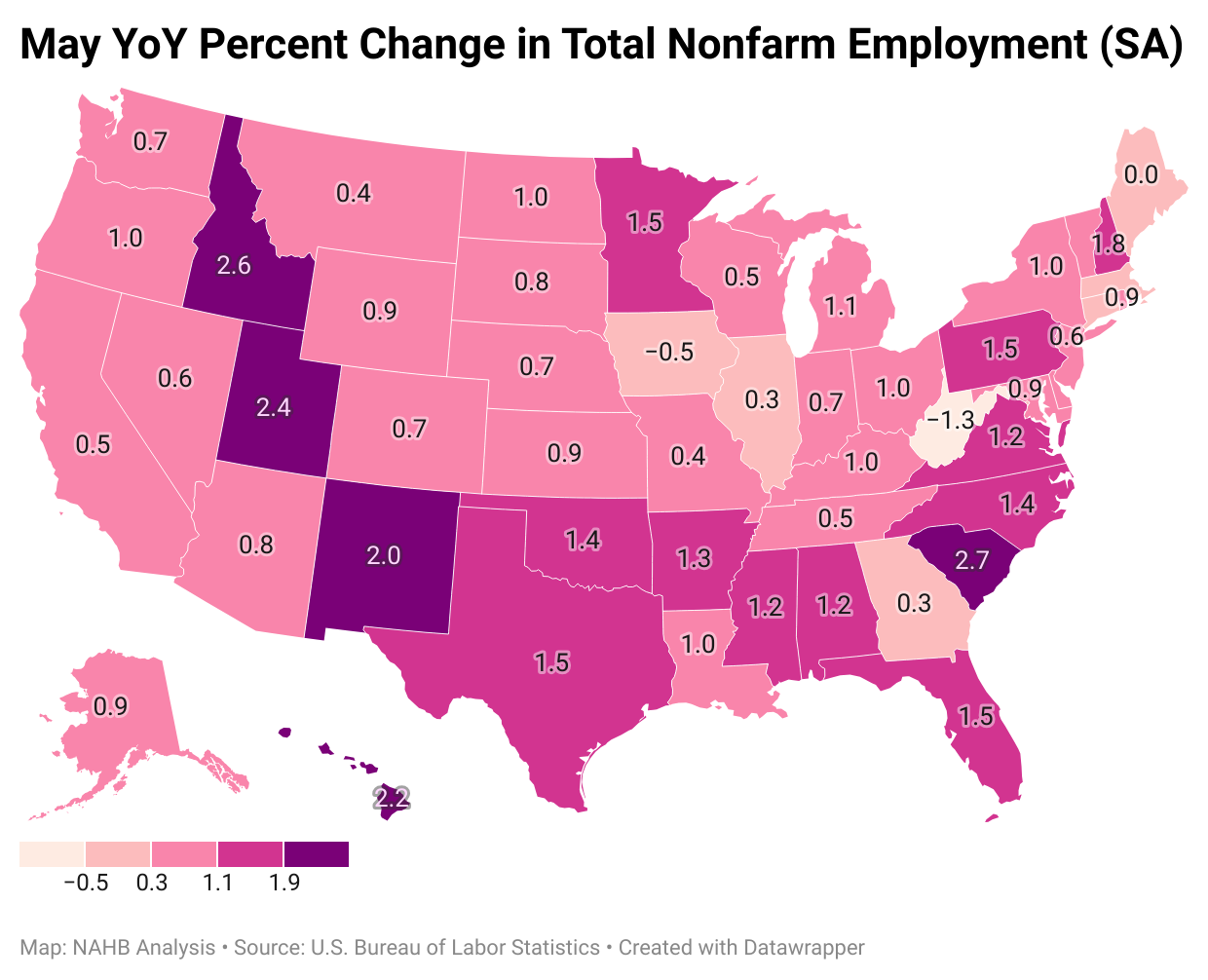 State-Level Employment Situation: May 2025