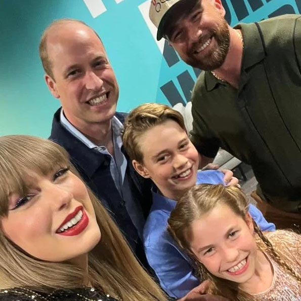 Breaking Down Which Stars Have Shown Support for Prince William or Harry Who s In Their Corner Taylor Swift Travis Kelce Prince William Charlotte George