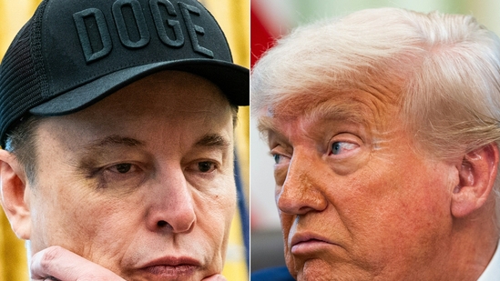 Elon Musk hammered the sprawling tax cuts and spending mega-bill that President Trump is trying to muscle through Congress as a "disgusting abomination." (AFP)
