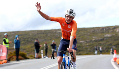 Jack Ward (Team Brennan p/b TP32) wins stage 4 of the Tour of Tasmania 2025, the third round of the ProVelo Super League